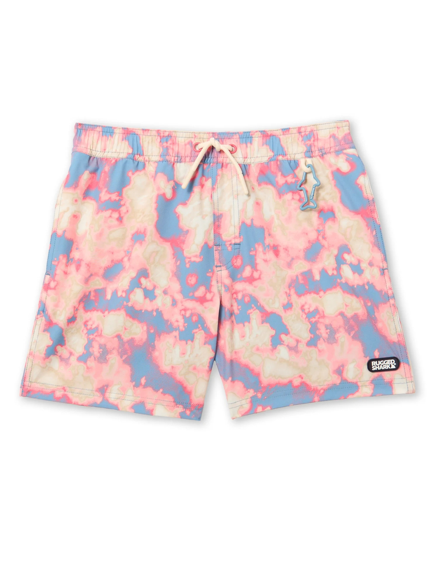 Rugged Shark Boys 5" Inseam Swim Trunks, Sizes 4-16 | Walmart (US)