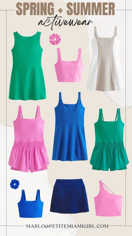 Spring and summer activewear