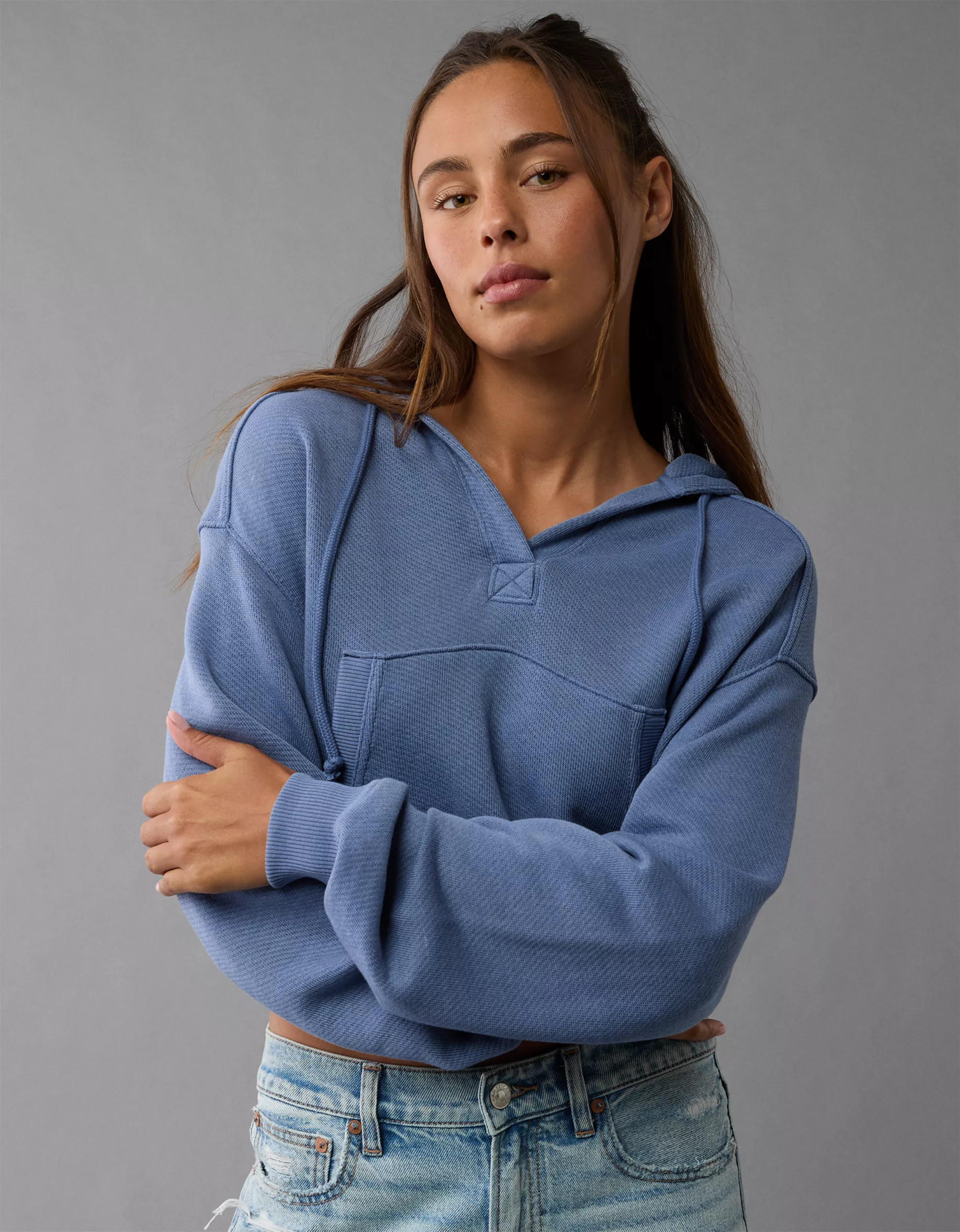 AE Shrunken Hoodie | American Eagle Outfitters (US & CA)