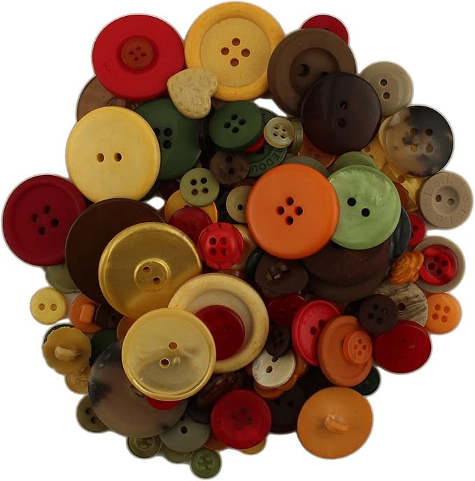 Buttons Galore Grab Bag Autumn Button | Amazon (US)