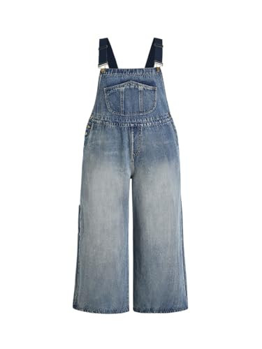 CIDER Denim Overalls for Women Plus Size Loose Fit Jean Jumpsuit Bib Stretch Overall Pants | Amazon (US)