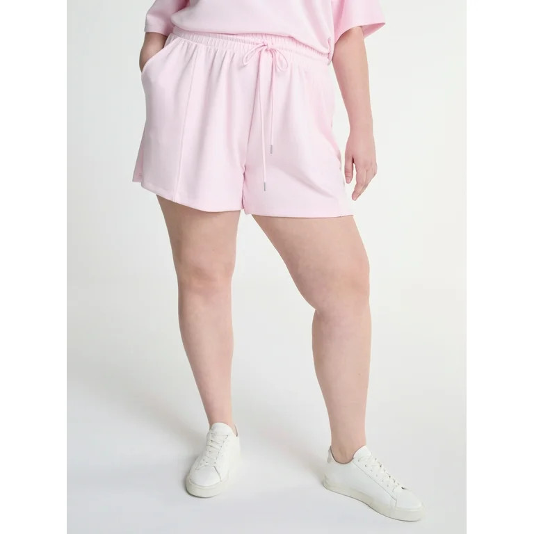 Scoop Women's and Women’s Plus Ultimate ScubaKnit Seamed Shorts, Sizes XS-4X | Walmart (US)