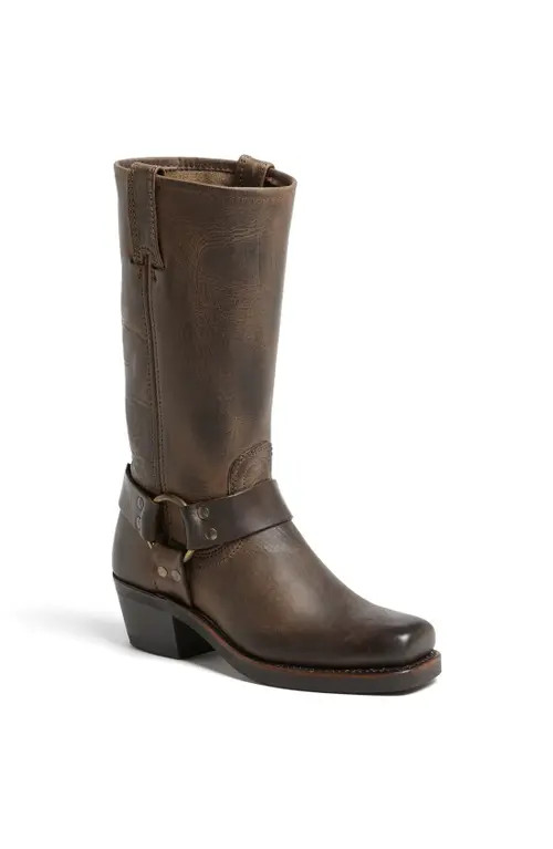 Frye 'Harness 12R' Leather Boot in Smoke at Nordstrom, Size 9 | Nordstrom
