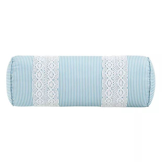 DRAPER JAMES RSVP™ Blue Stripe Eyelet Trim Neckroll | Kohl's