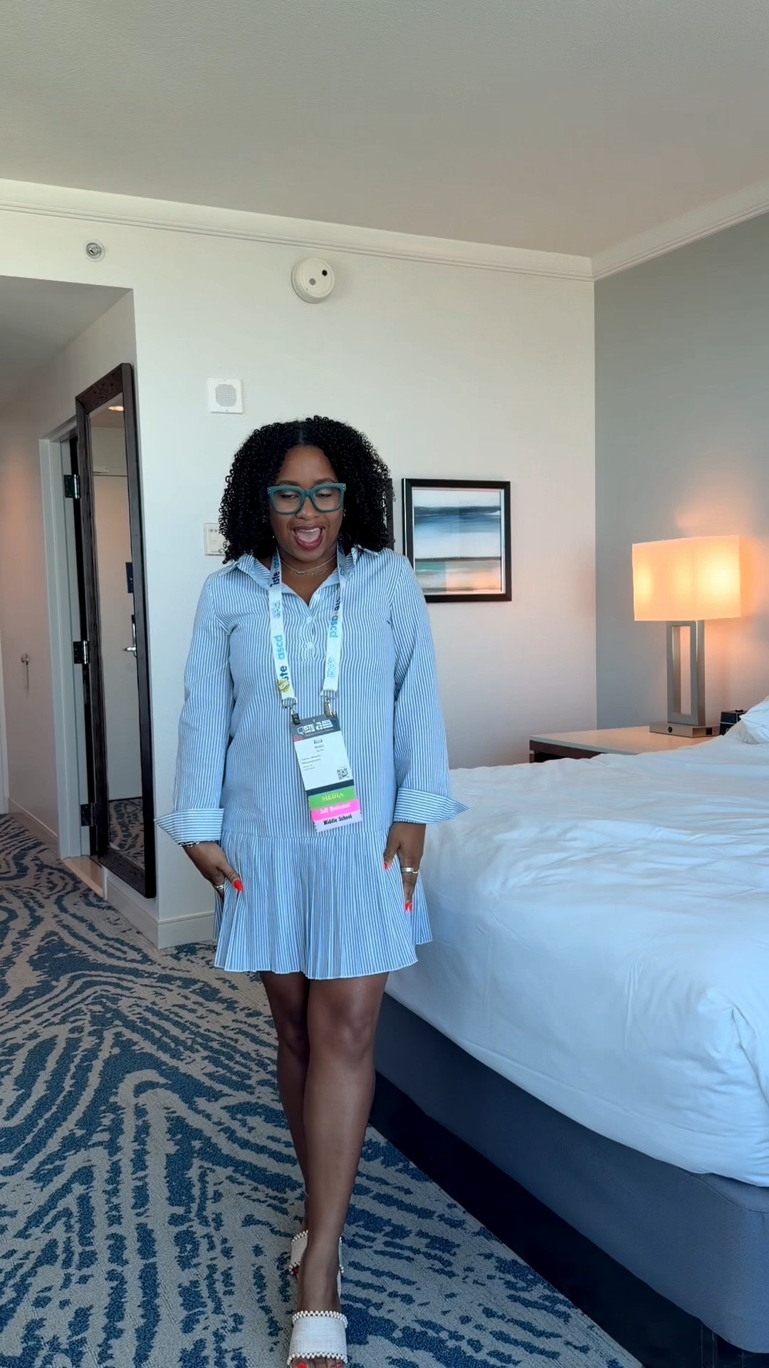 Conference outfit of the day! Size up in the dress.

#LTKdayinmylife #LTKgrwm