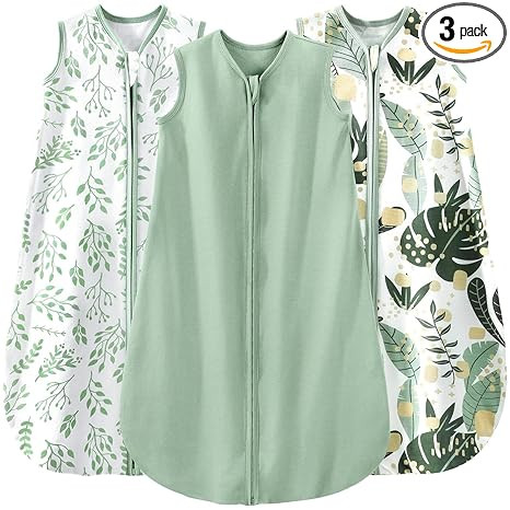 Yoofoss Baby Sleep Sack 0-6 Months Wearable Blanket for Babies 100% Organic Cotton 2-Way Zipper T... | Amazon (US)