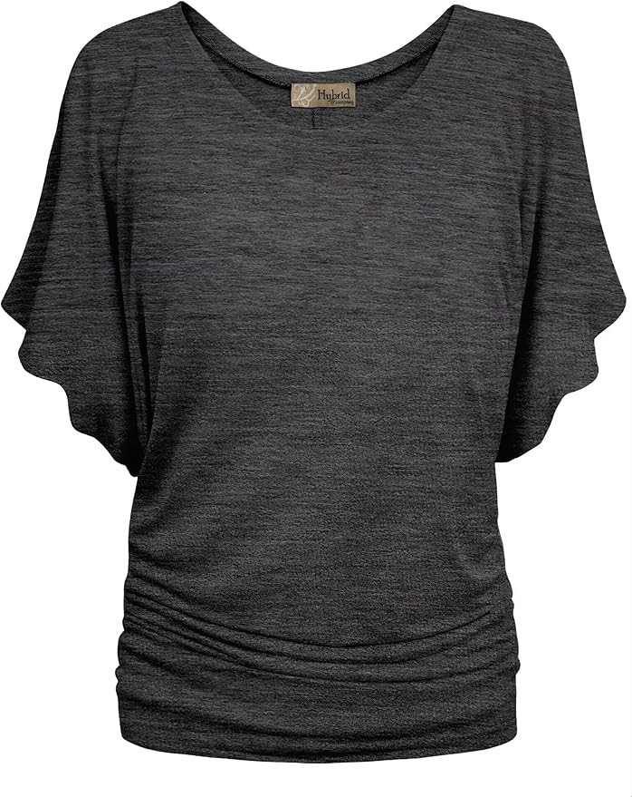 Hybrid & Company Womens Super Comfy Boat Neck Dolman Top Shirt | Amazon (US)