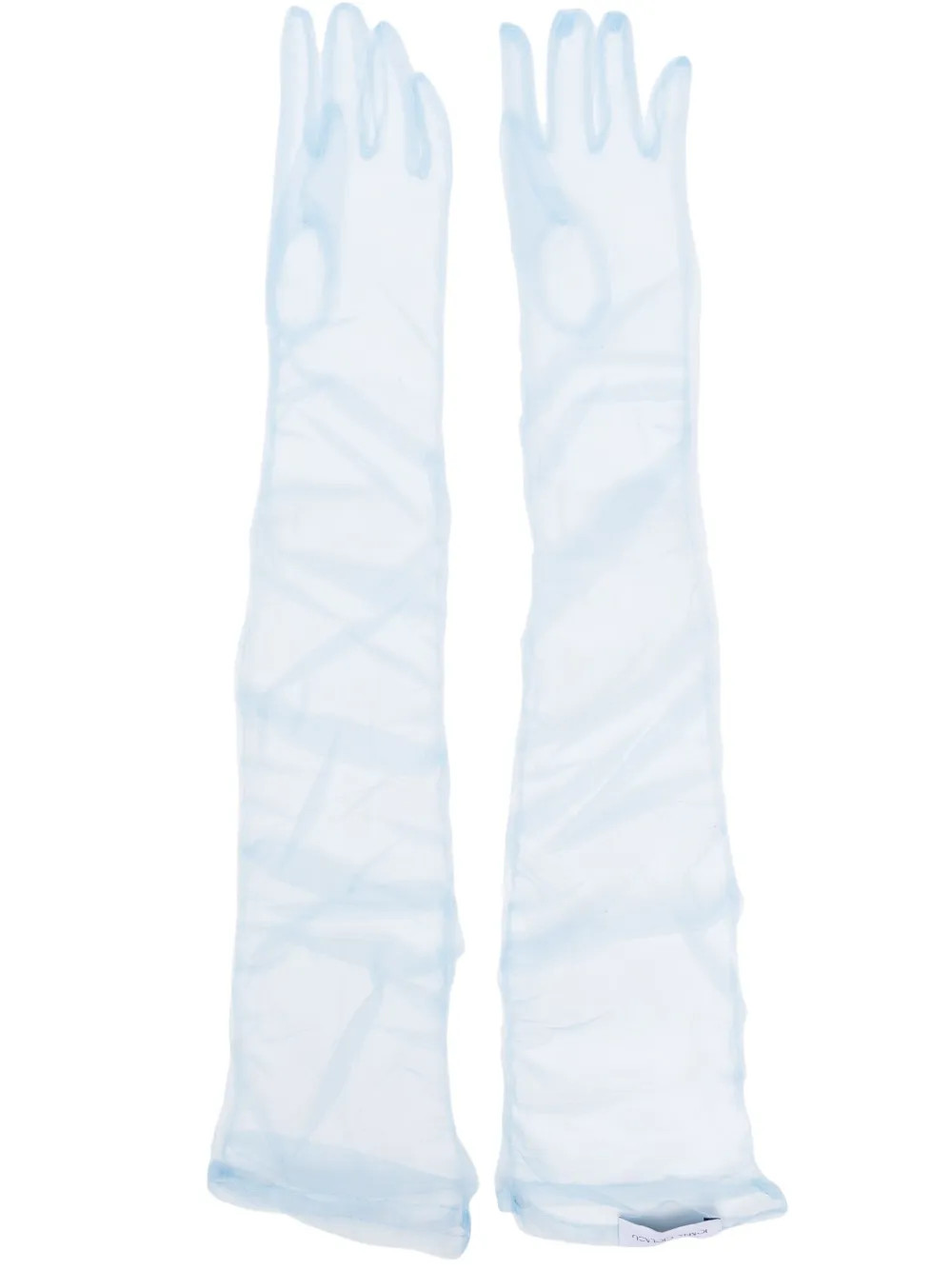 Ioana Ciolacu Guanti Semi Trasparenti | Blu | FARFETCH IT | Farfetch Global