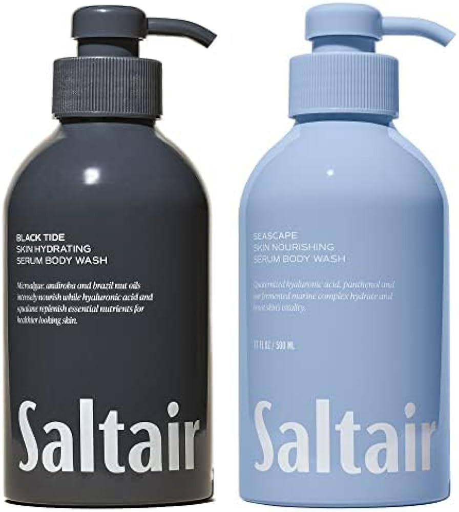 Saltair Body Wash, For Him Scents 2-Pack. Moisturizing Body Cleanser with Monoi Oil and Cupuacu B... | Amazon (US)