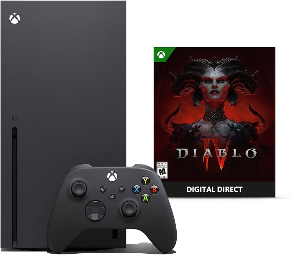 Microsoft Xbox Series X Diablo IV Bundle - Includes Xbox Wireless Controller - Up to 120 frames p... | Amazon (US)