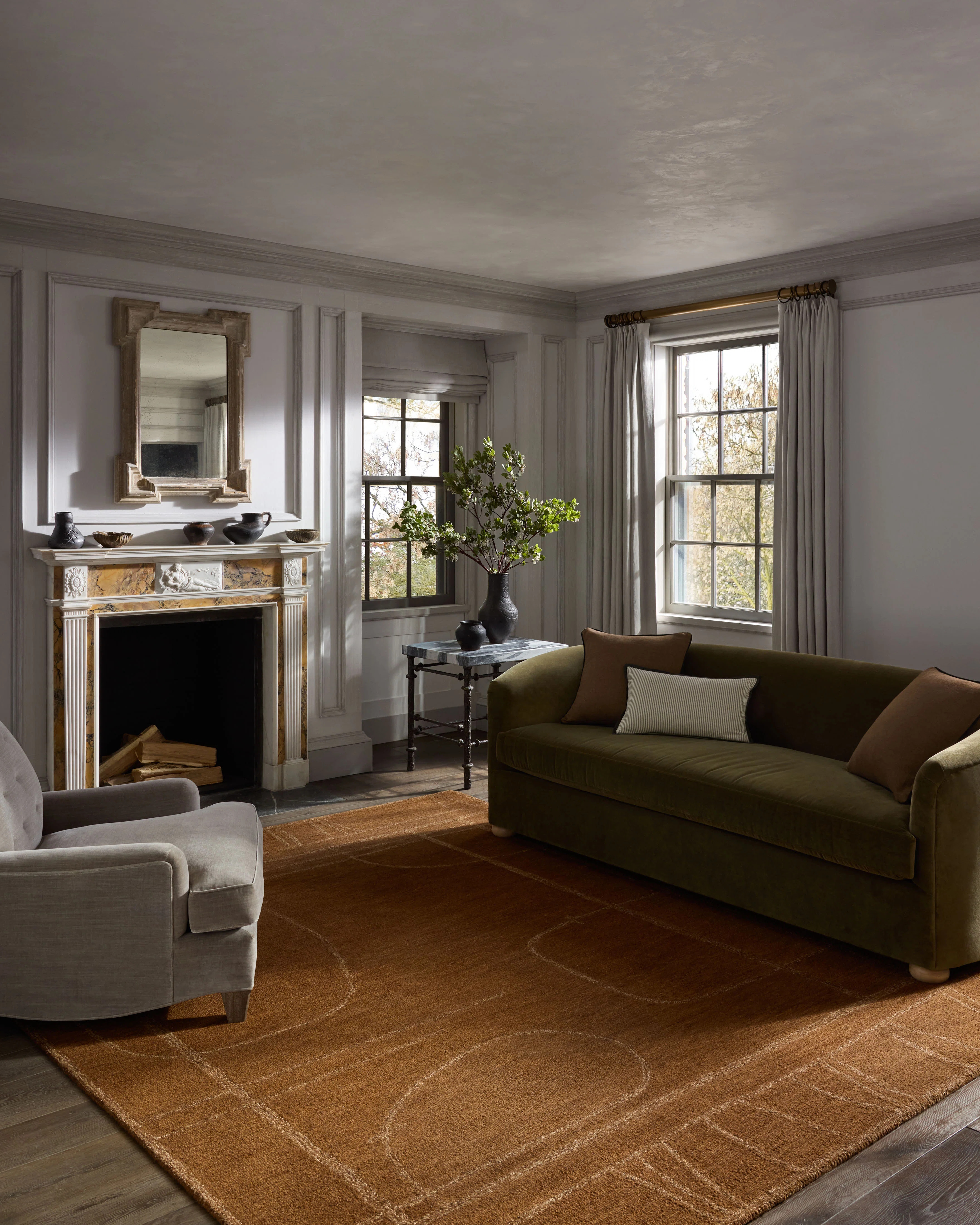 Jeremiah Brent x Loloi Barrow Clay / Natural Area Rug | AllModern