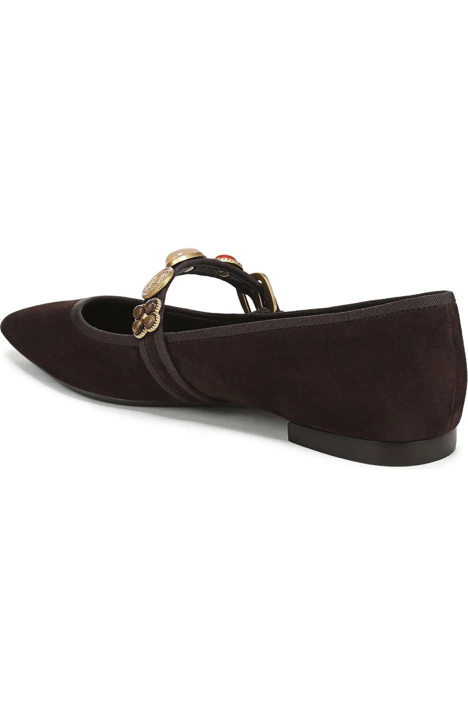 Veronica Beard Selene Charms Pointed Toe Flat (Women) | Nordstrom | Nordstrom