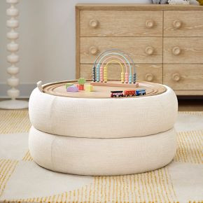 Lumi Upholstered Storage Ottoman | West Elm (US)