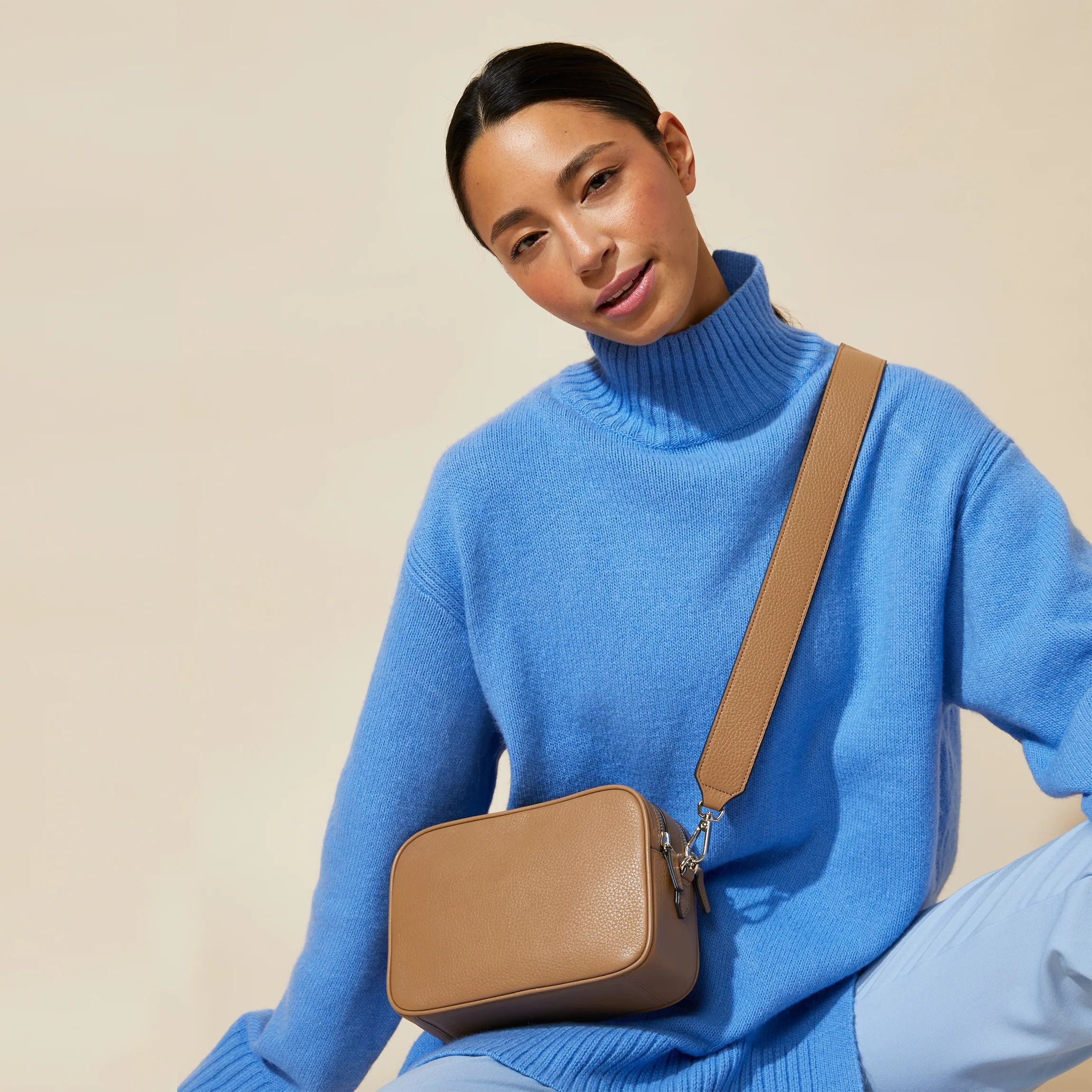 Meadow Double Zip Camera Bag | Leatherology