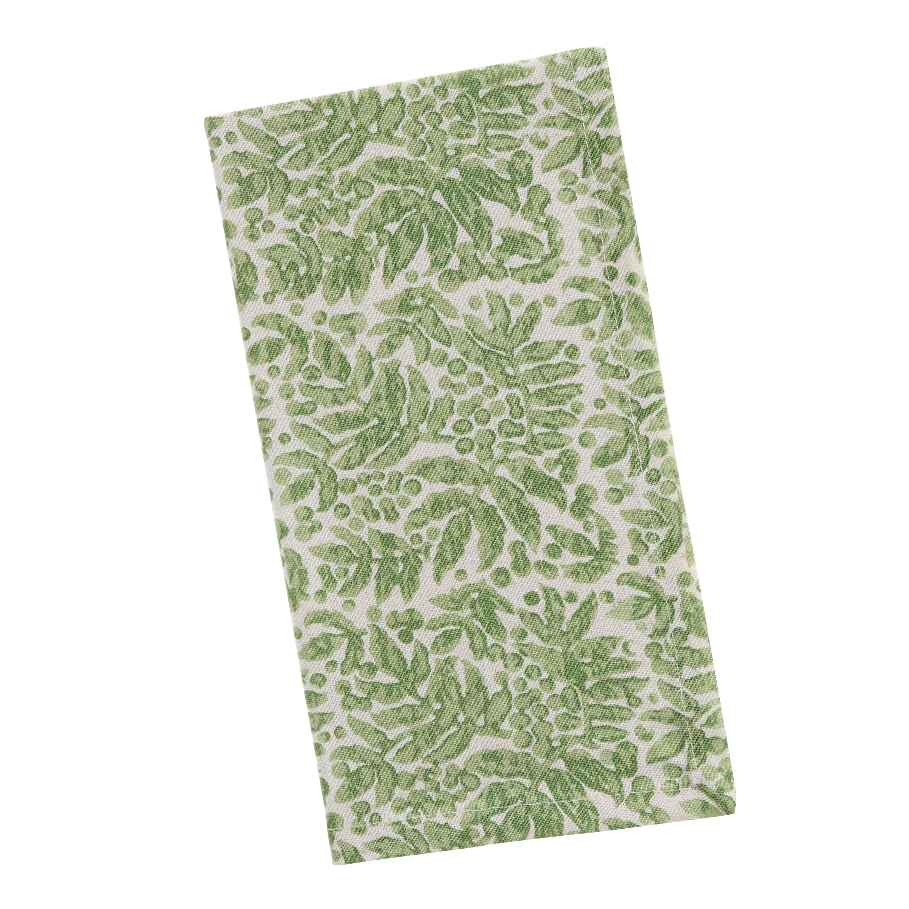Green Fern Screen Print Napkin | World Market