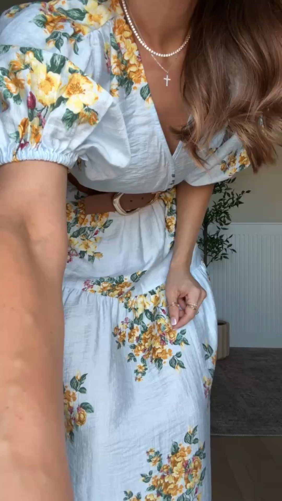 New floral dress from Target! Runs big so consider sizing down. Has a clip at the bust and I added my own belt. Spring outfits. Spring dress. Easter dress. Baby shower dress. Wedding shower dress. 


#LTKootd #LTKWedding #LTKBaby