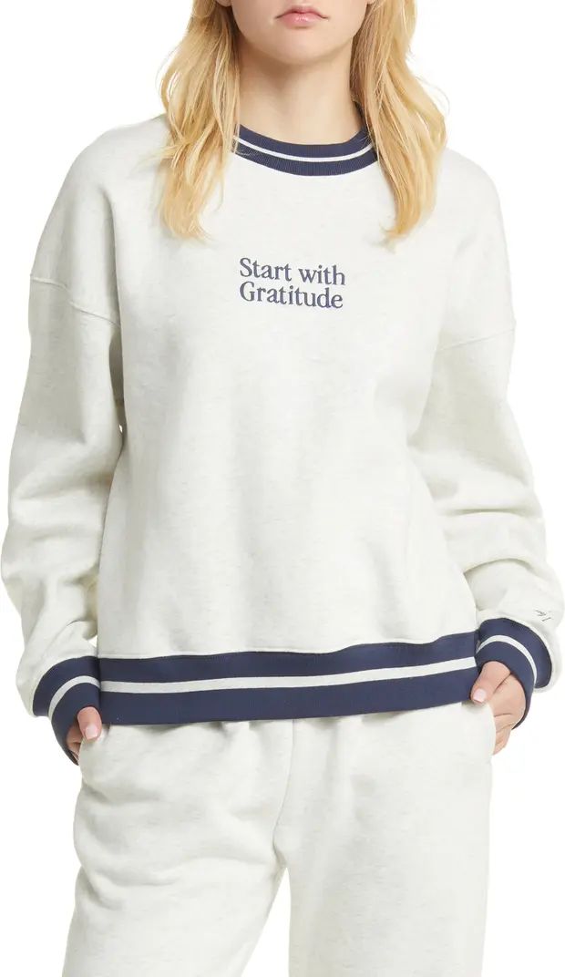 Start With Gratitude Crewneck Sweatshirt | Nordstrom