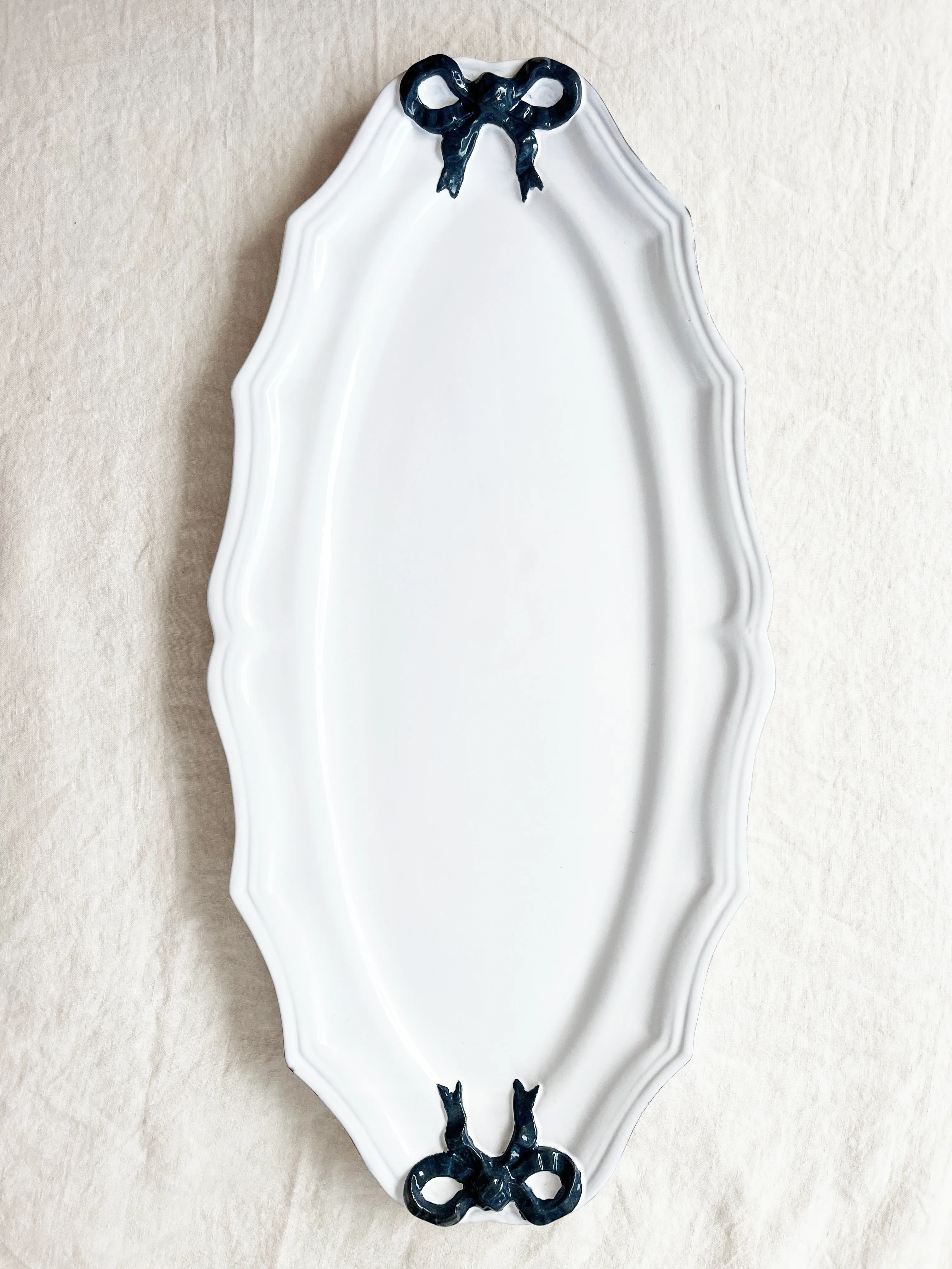 Colette Edition Fish Platter - Marin Blue Bow | the ARK elements