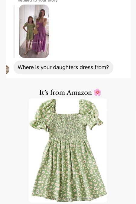 Adorable Amazon girls dress for Spring. 
It runs tts. She is wearing a size 10-12

#LTKtravel #LTKfindsunder50 #LTKkids