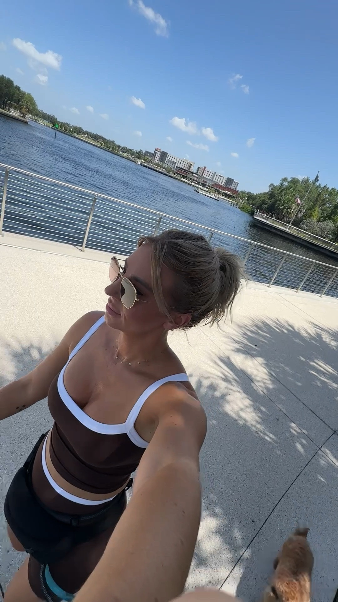 Daily walk with Scotland 🐶
This exact top is sold out, but I tagged some alternatives that I have and love that also match the bottom. I do feel like Abercrombie activewear runs small so I sized up and got a small in both pieces.

I also got this hands-free leash that I’ve been using for Scotland and I absolutely love it. 

#LTKActive #LTKSeasonal #LTKPets