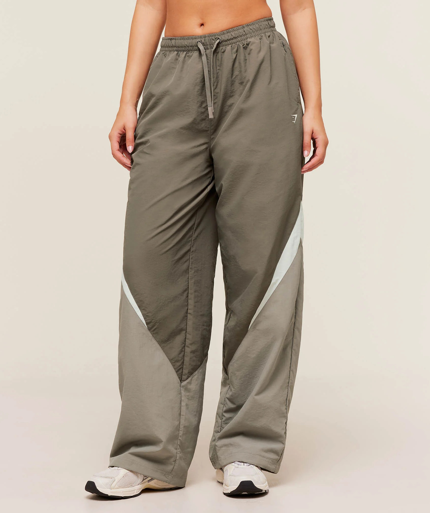 Gymshark Contrast Track Pant - Camo Brown/Linen Brown/Oat White | Gymshark US