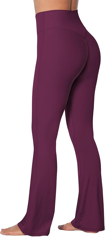Sunzel Sunzfly Invisible Butt Scrunch Flare Leggings for Women, Mini Flared Yoga Pants with Tummy... | Amazon (US)