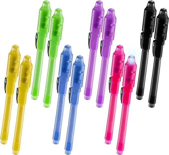 SyPen Invisible Disappearing Ink Pen Marker Secret spy Message Writer with uv Light Fun Activity ... | Amazon (US)