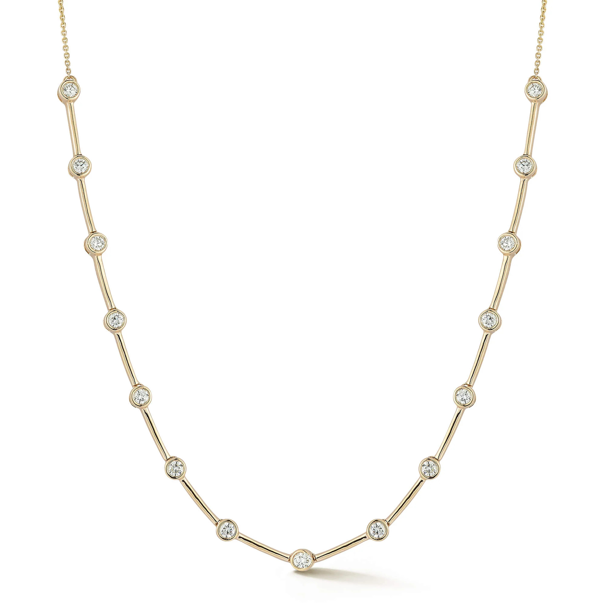Jacey Duprie x DRD Bezel Tennis Necklace | Dana Rebecca Designs