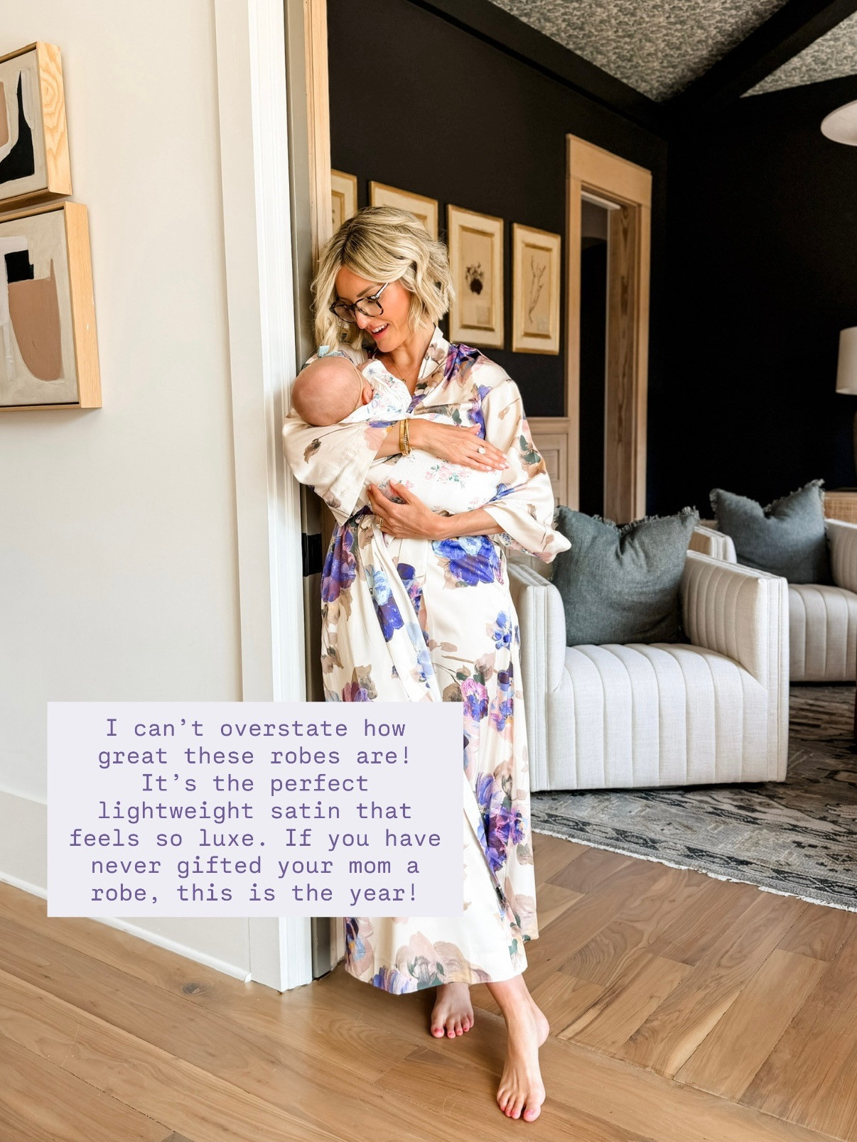 This satin robe is so pretty! Perfect to wear especially during the warmer months! This is such a great gift for a mom, and something she can wear everyday! I'm in the S/M!

Loverly Grey, soma, mother's day gift ideas, robe 

 #LTKMothersDay