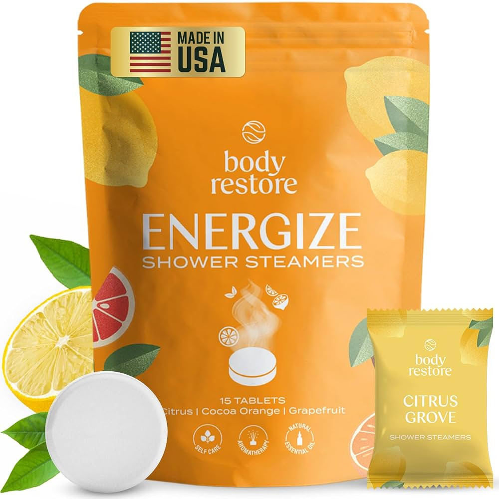 Body Restore Shower Steamers Aromatherapy 15 Pack - Christmas Stocking Stuffers for Men, Birthday... | Amazon (US)