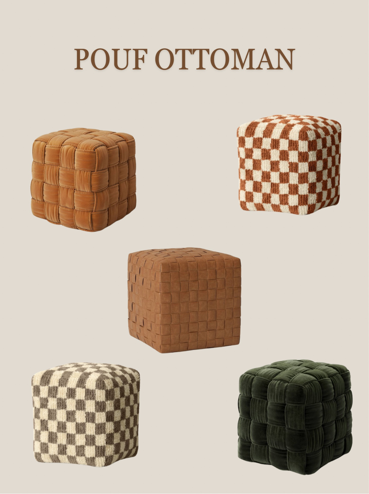 Thinking of buying a pair of pouf ottoman. These options from Target are so cute!

#LTKhome