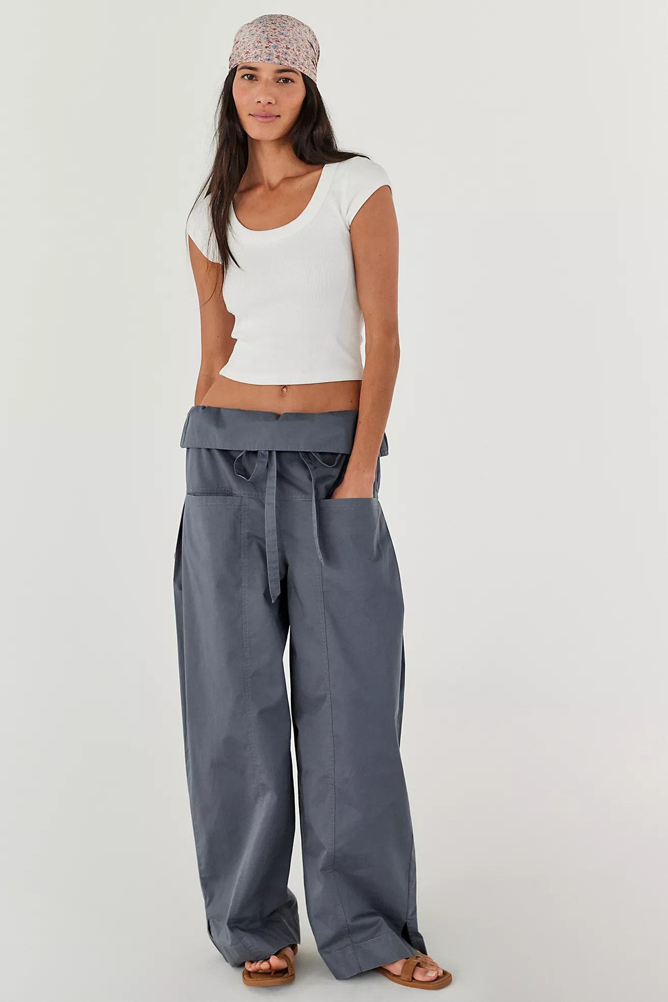 Fisherman Drawcord Pull-On Pants | Free People (Global - UK&FR Excluded)