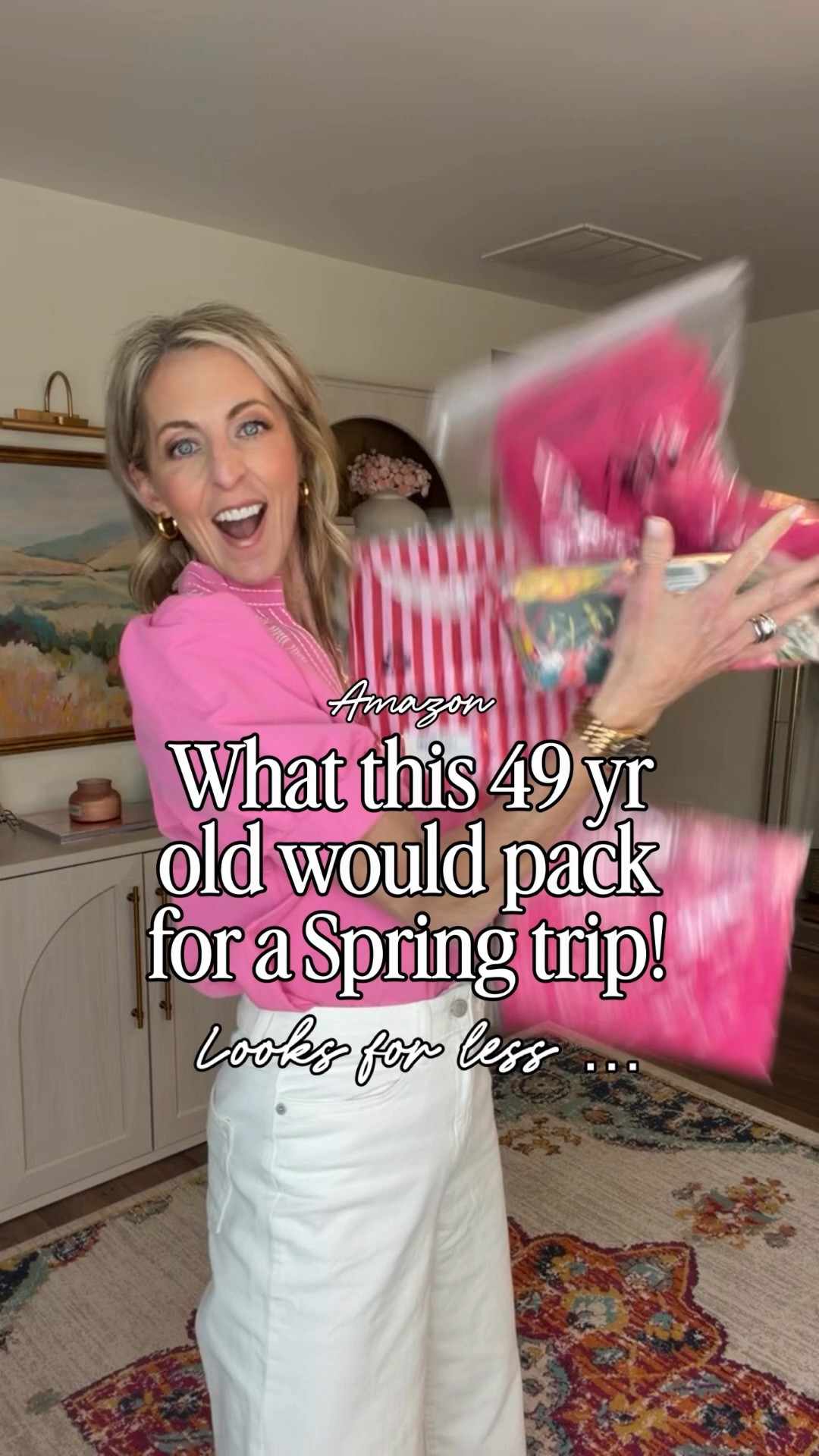 Spring break packing list if I decided to go anywhere here is what's coming with me: Comment Amazon and I’ll DM every link. 

Here's how I'm packing it:
✈️ Travel day — the Spanx-inspired dress + scarf combo. Comfortable enough to sit in for hours, cute enough to walk straight into dinner. A scarf tied at the neck makes any simple dress feel intentional 🧣

🌺 Lunch or shopping day — the tropical maxi skirt with a bright pink top. 

🌙 Dinner nights out — two bright dresses because why choose? The red stripe AND the hot pink shirt dress both pack flat, don't wrinkle, and make a statement the second you walk in 

Everything is under $50 and all linked on my LTK → @lightandlifestyled 🔗



#amazonfinds #amazonfashion #springoutfits #vacationoutfits #packwithme spring break outfits, Amazon fashion finds, vacation outfit ideas, affordable spring dresses, what to pack for spring break 


#LTKootd