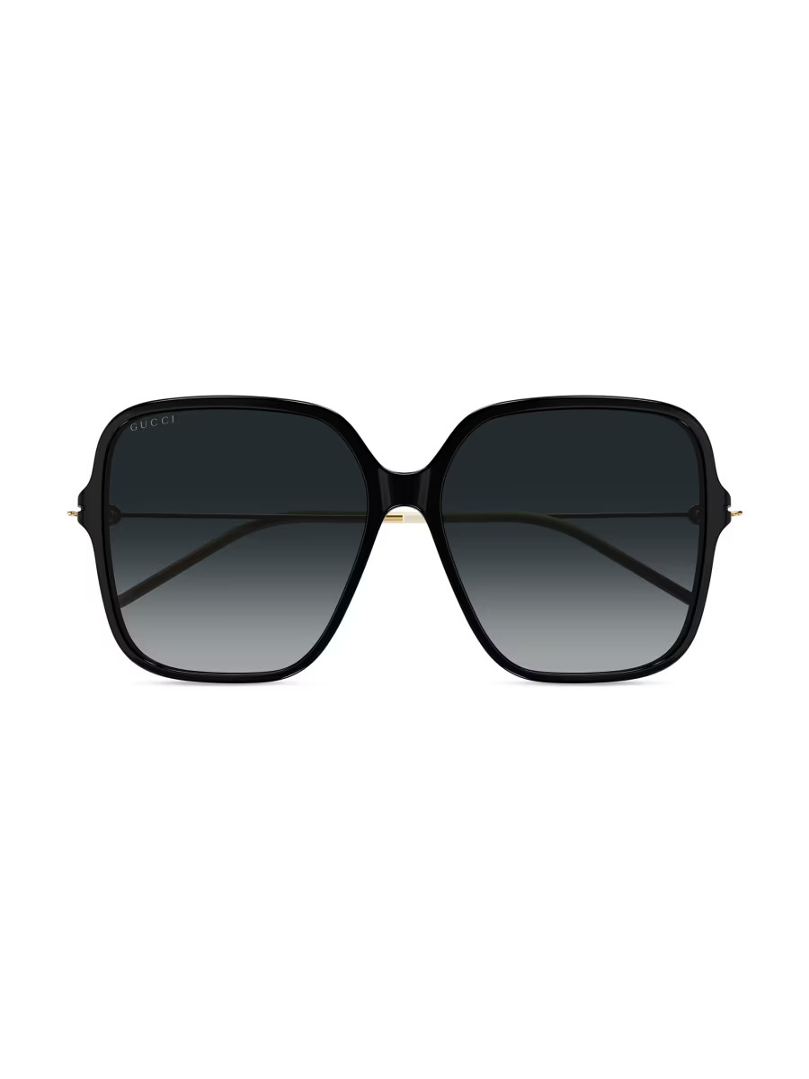 Skinny Specs 60MM Square Sunglasses | Saks Fifth Avenue
