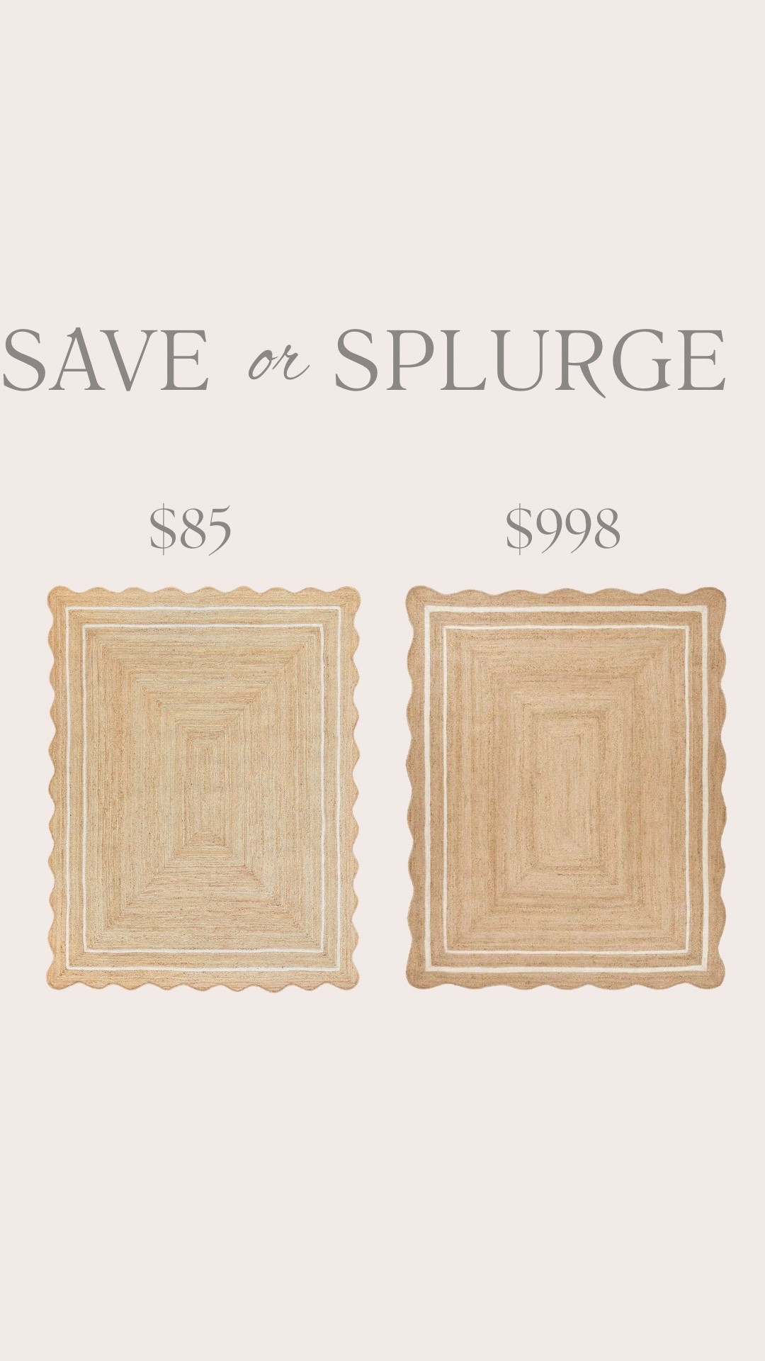 Save vs splurge rug

#LTKHome