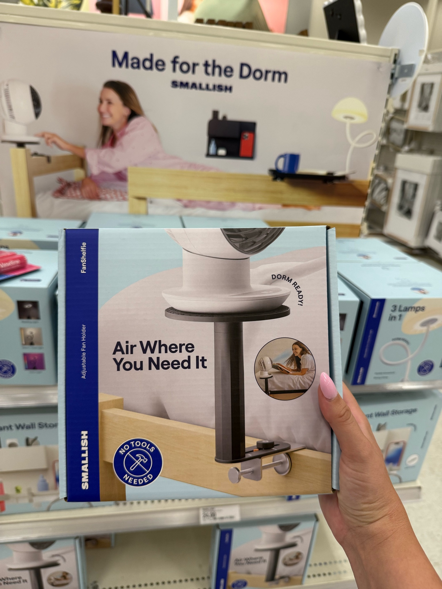 Fan Caddy Clip-On Fan Storage Shelf @Target 

Dorm room decor dorm finds college dorm room home decor

#LTKmomlife #LTKU #LTKHome