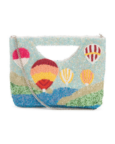 Beaded Balloon Horizon Bag for Women | Leather | Marshalls
