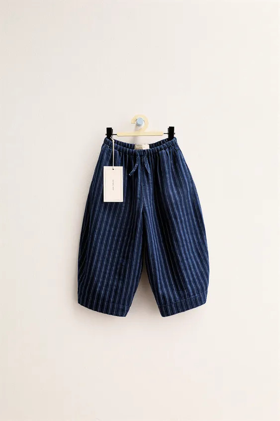 ZARA TIMELESS - STRIPED BALLOON PANTS | Zara US