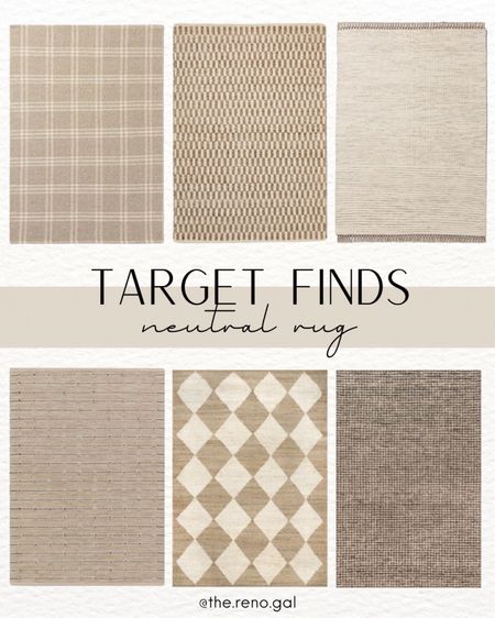 Affordable neutral rugs from Target! 
Large area rug under $300, large area rug under $200, large area rug under $400

#LTKstyletip #LTKsalealert #LTKhome