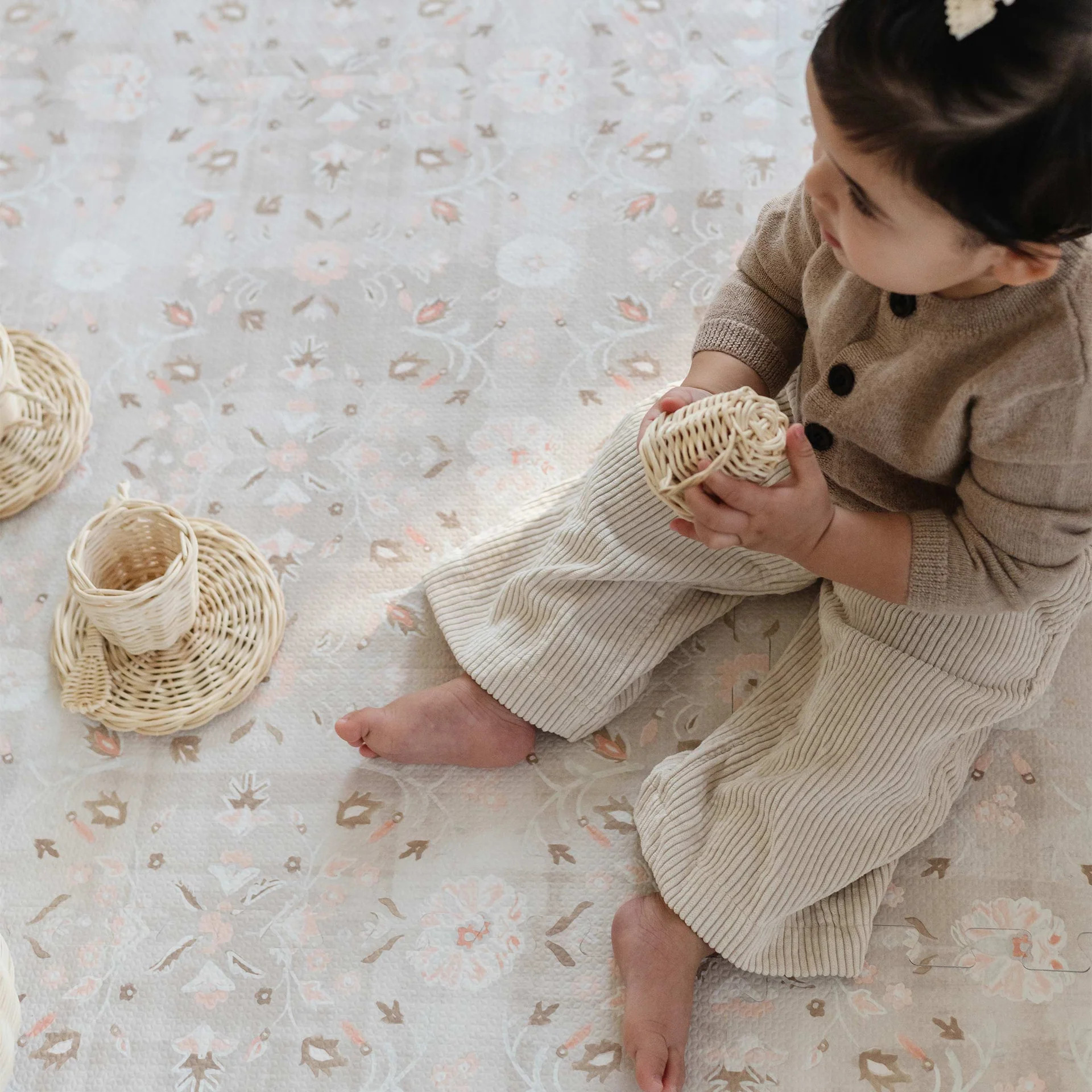 Pink Floral Play Mat | Gemma - Little Nomad | House of Noa | House of Noa