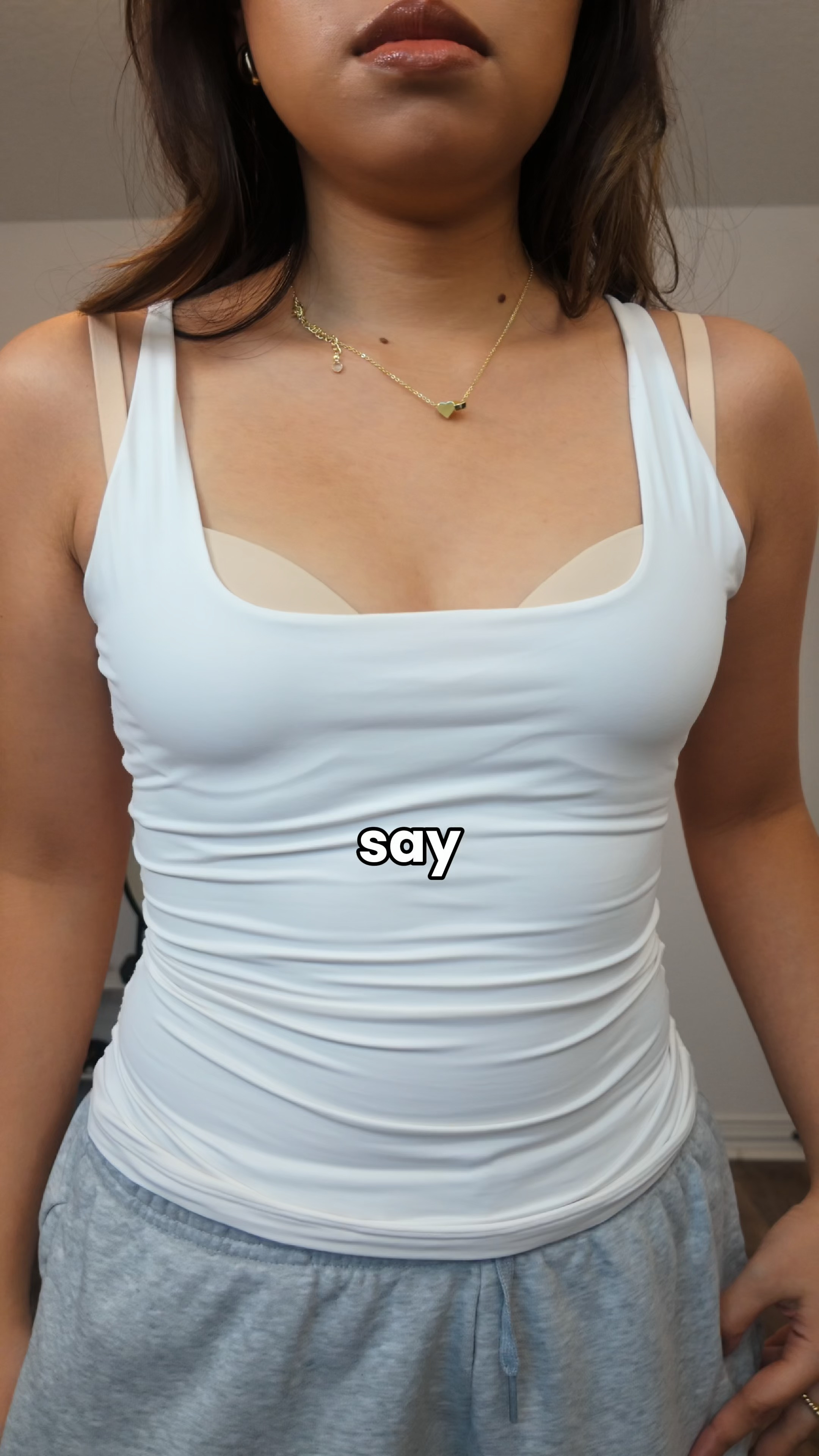 Tank tops with built in bra is my go-to ! Wearing them in size S  

 #LTKNYFW #LTKFindsUnder50 #LTKStyleTip