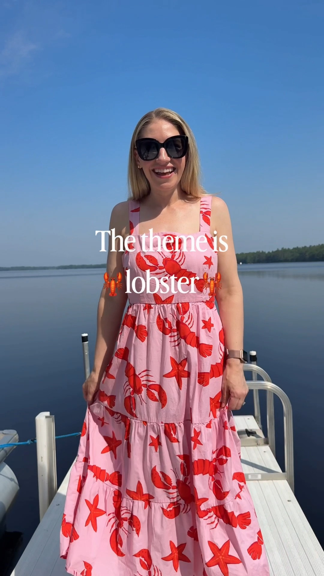 Lobster dresses, lobster sandal, lobster shoes, lobster jewelry! I love it all! Vacation outfit, seaside looks, Maine vacation outfits

#LTKootd #LTKTravel #LTKPetite
