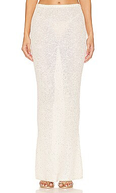 Asta Resort Carolina Skirt in Ivory Sequin from Revolve.com | Revolve Clothing (Global)