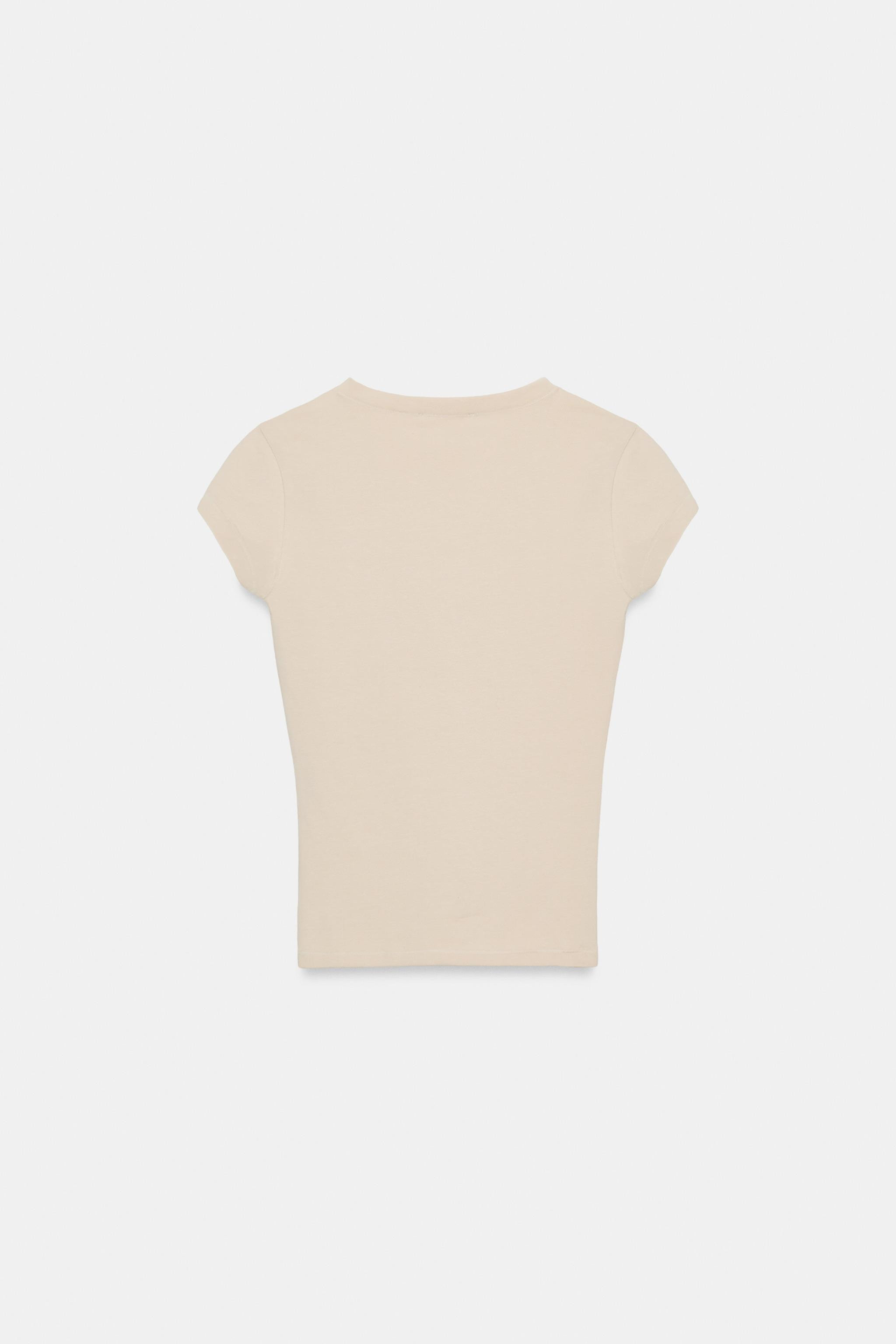 V-NECK T-SHIRT | Zara UK