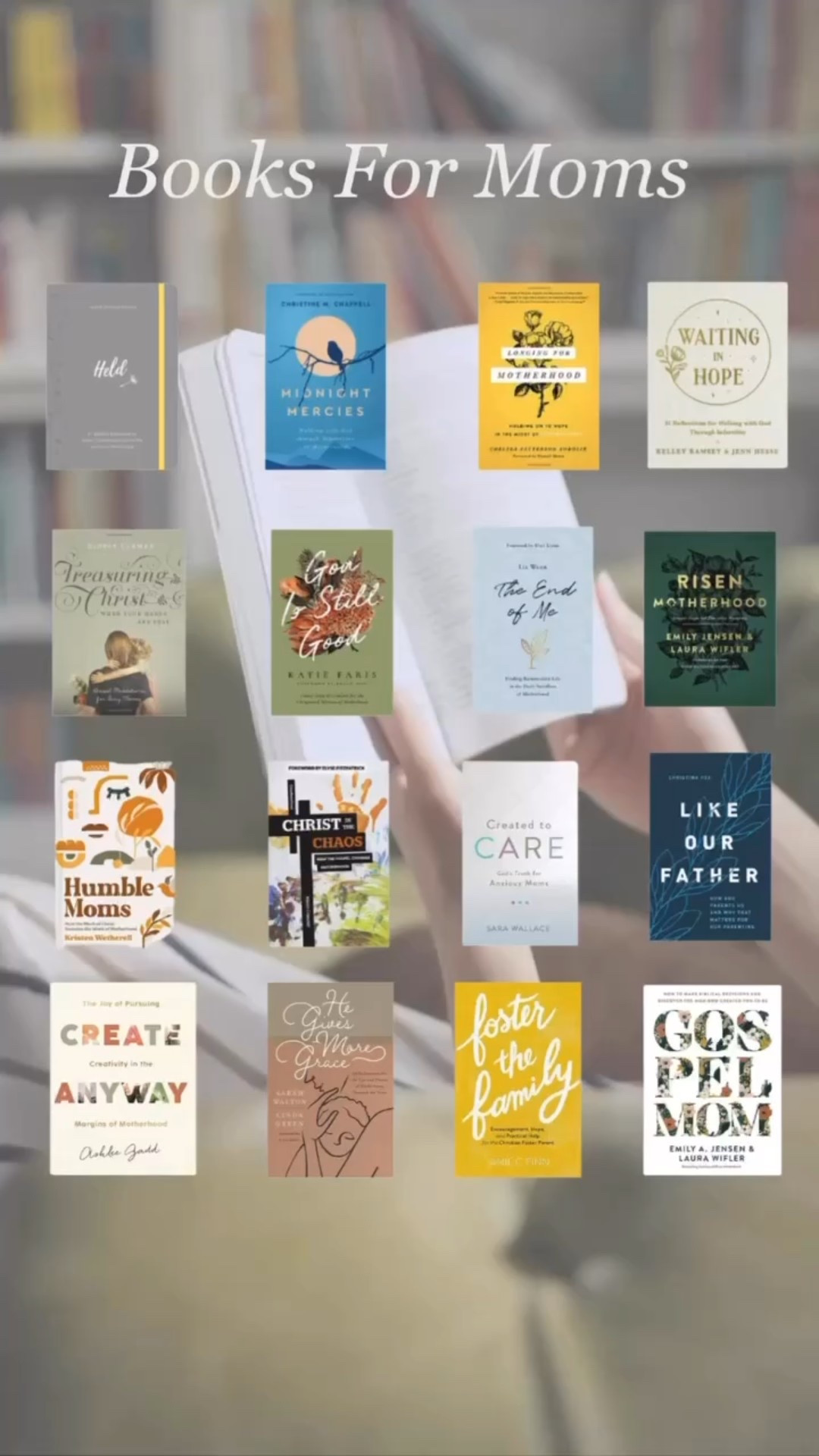 💐 Mother’s Day is Sunday, May 11th here in the US. As a mom who’s experienced loss in the form of a miscarriage, I have mixed feelings about Mother’s Day so I’m grateful that there are a variety of Christian books that speak to various motherhood issues and experiences. 

🎁 Whether you are a loss mama, a mom in waiting, or a mom facing the everyday challenges of parenting in a broken world, I believe these books will give you great encouragement! So many of them have been helpful to me in my motherhood journey and would make great Mother’s Day gifts! 

❔ Moms, which books are you hoping to get for Mother’s Day? Which ones are you planning to gift? 



#LTKFindsUnder50 #LTKGiftGuide #LTKHome