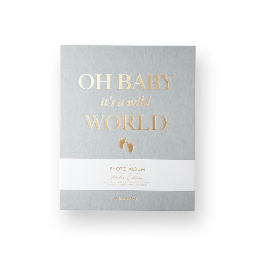 Printworks Baby It's a Wild World Photo Album Book | Coggles (Global)