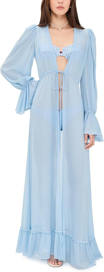 Bananhot Women's Berta Cover Up, Pacific Blue, XS-S at Amazon Women’s Clothing store | Amazon (US)