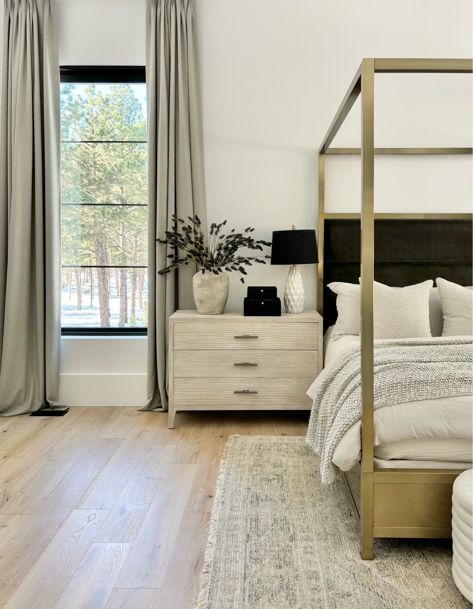 Design tip: dressers make great nightstands if you have the space! Ours is 48” wide (also available in 30”w)
Makes a great statement!

Canopy bed / rug / drapes curtains / amazon pillow covers / amazon beddingg

#LTKHome #LTKStyleTip