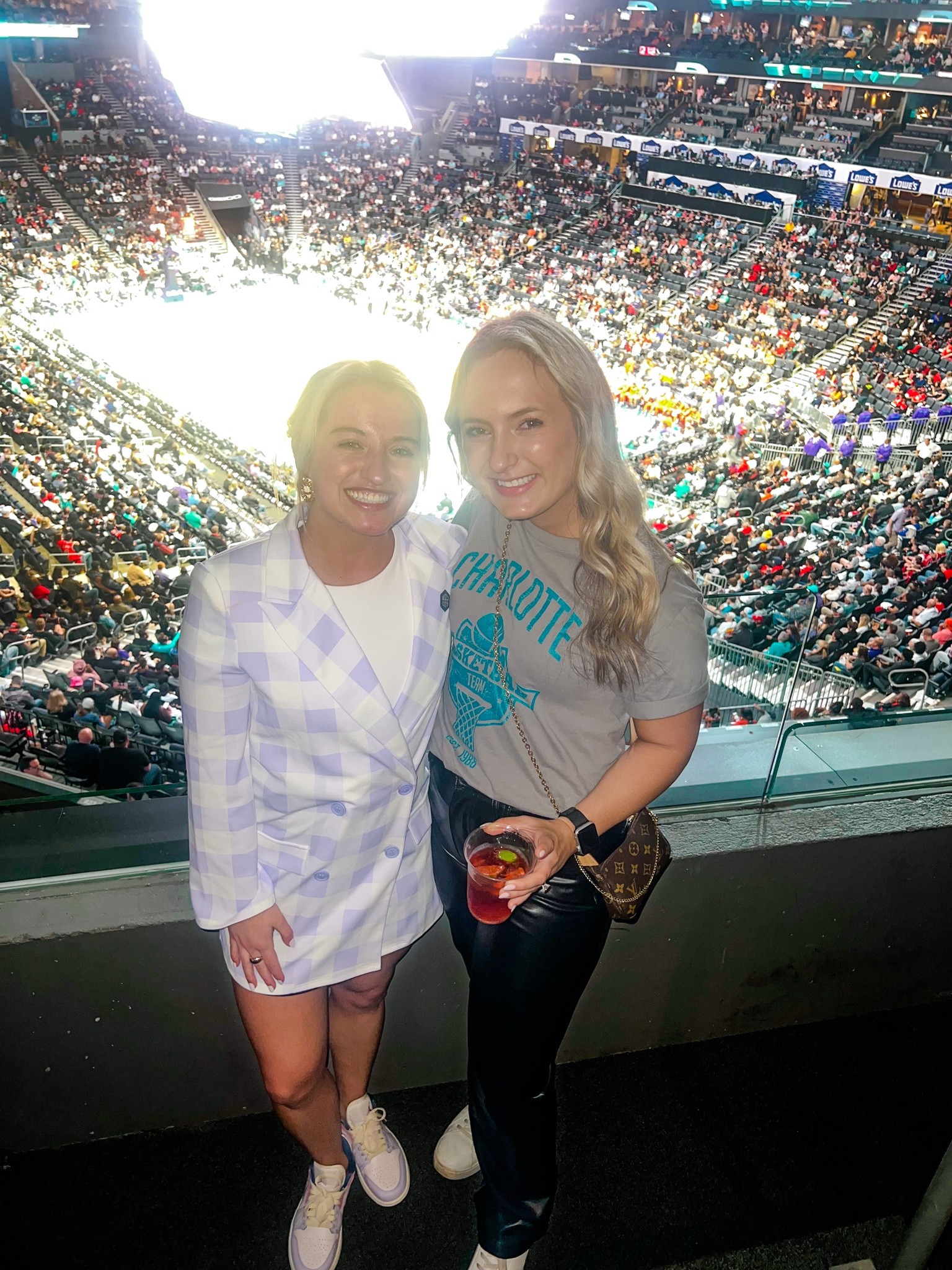 Charlotte hornets NBA game 

#LTKunder50 #LTKunder100 #LTKstyletip