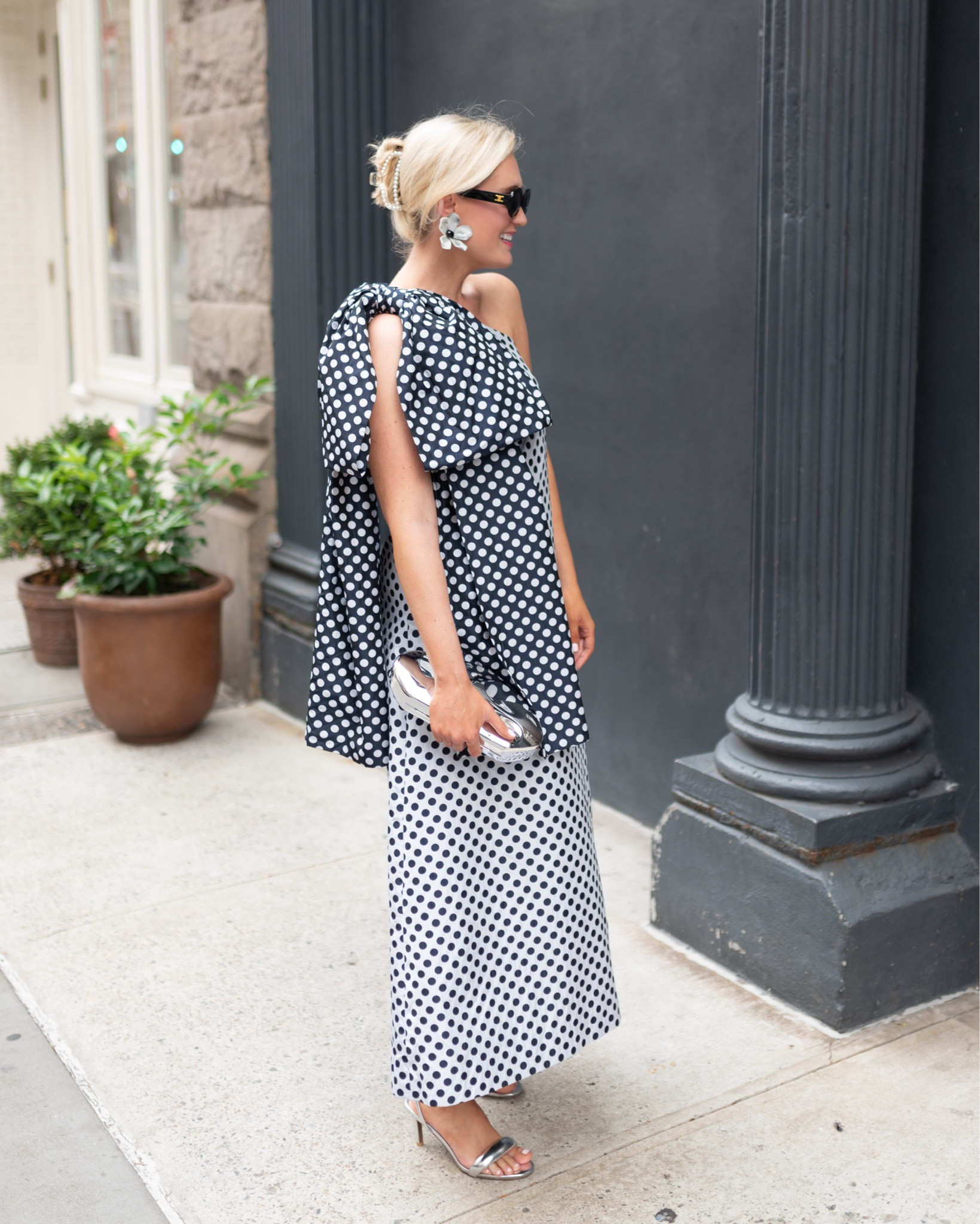 New York Fashion Week Polka Dot dress from MAE NY!!! It was the perfect dress to kickoff the party! 

#LTKCon #LTKNYFW #LTKParties